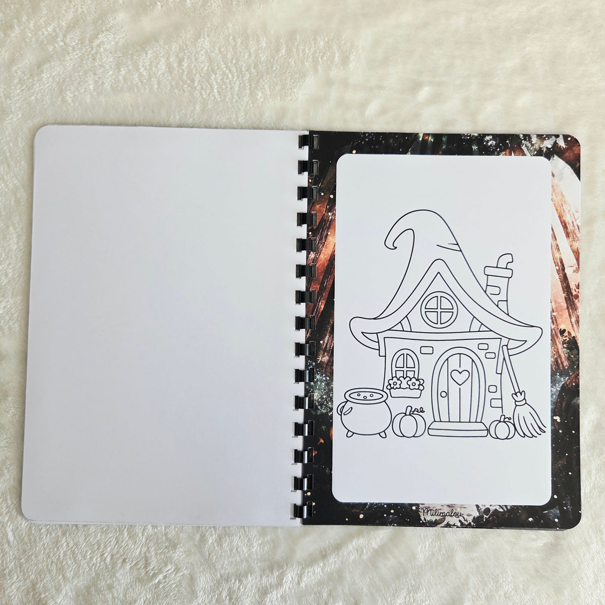 Coloriage A5 Sorcière