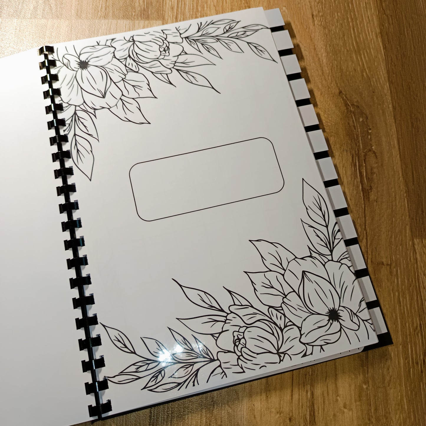 Budget 12 mois Feuilles Noir