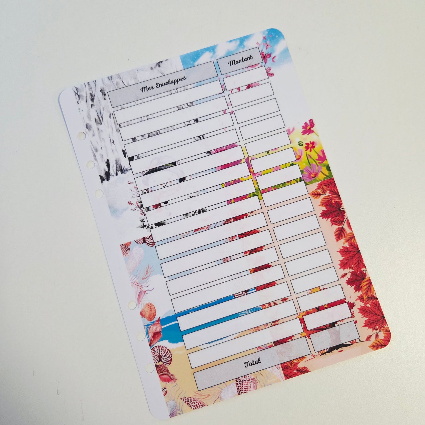 Fiches A5 Mes Enveloppes
