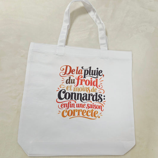 Tote Bag Blanc Citation