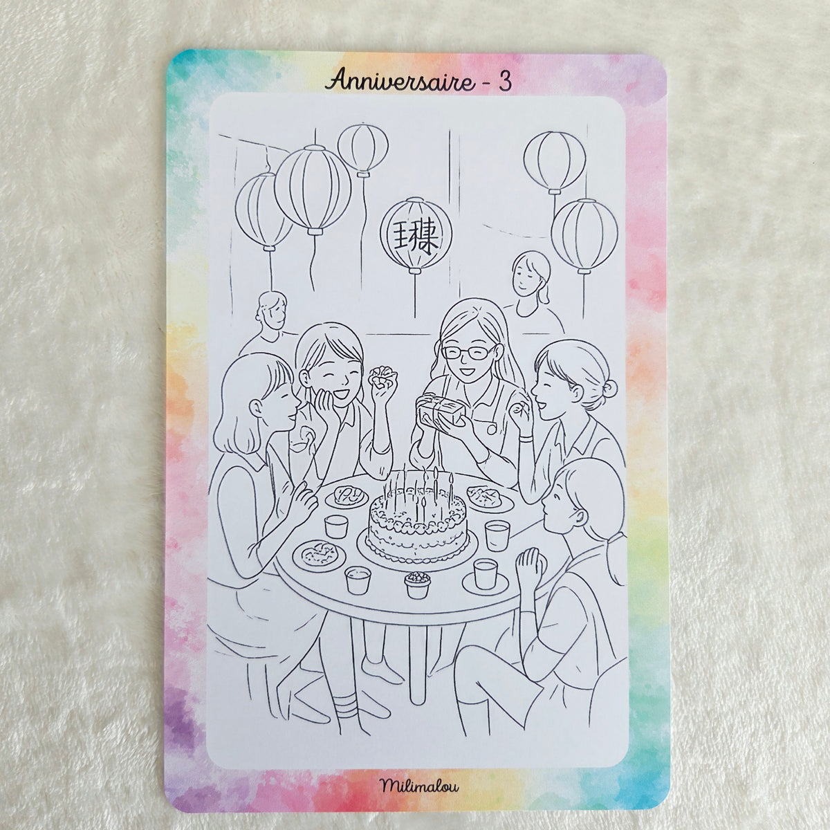 Colo Anniversaire A5 (Lot de 10)