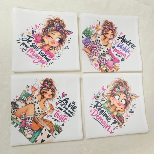 Serviette de Table Femme