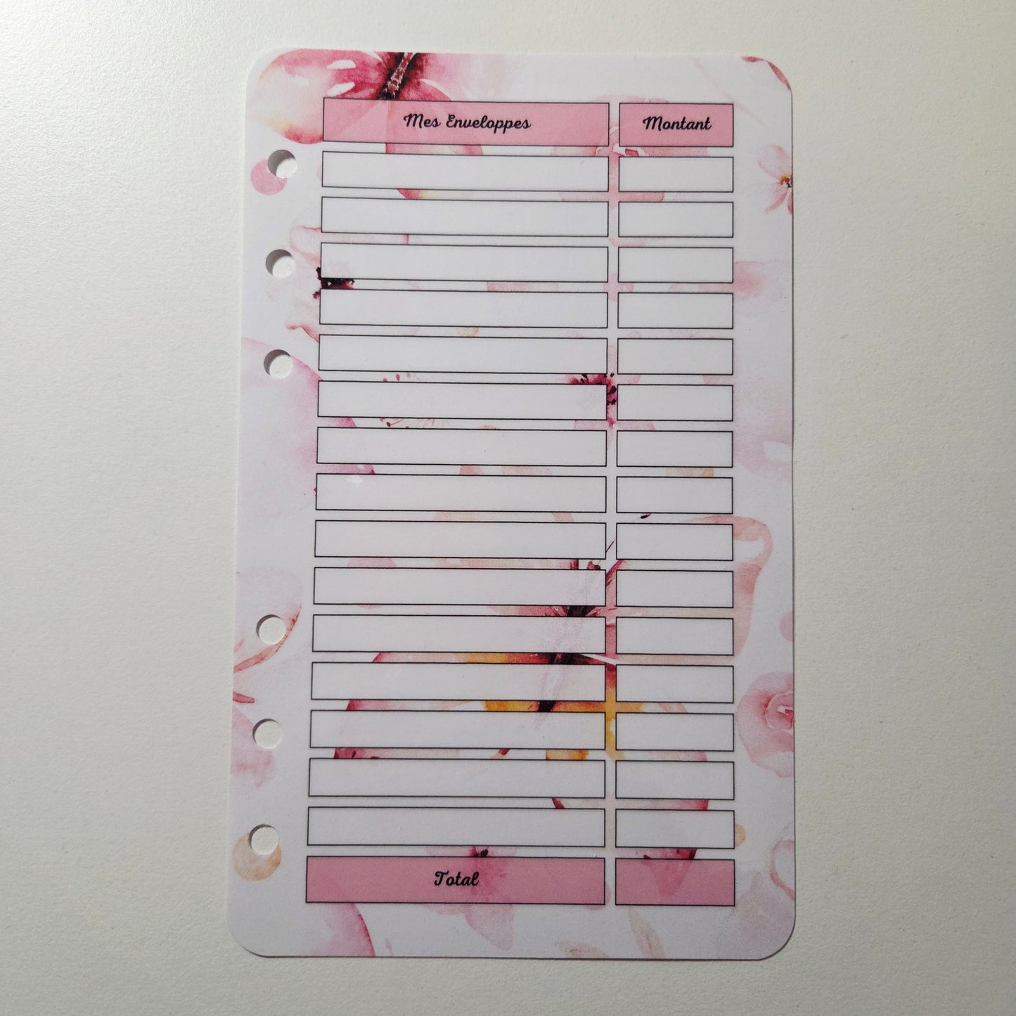 Fiches A5 Mes Enveloppes