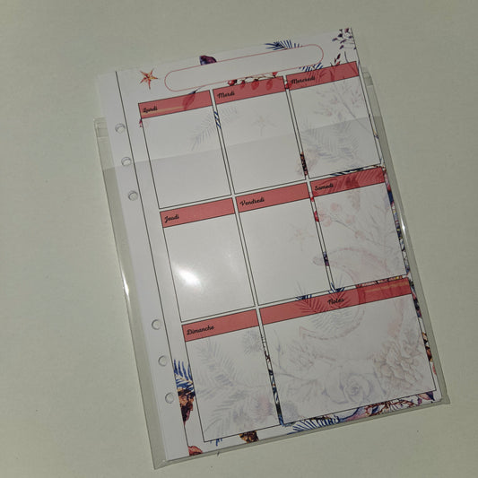 Agenda Lune Florale (Imparfait)