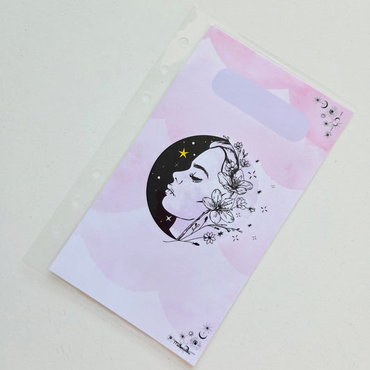 Enveloppe Lune Rose