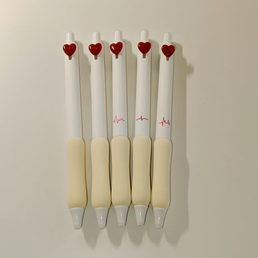 Stylo Coeur Rouge