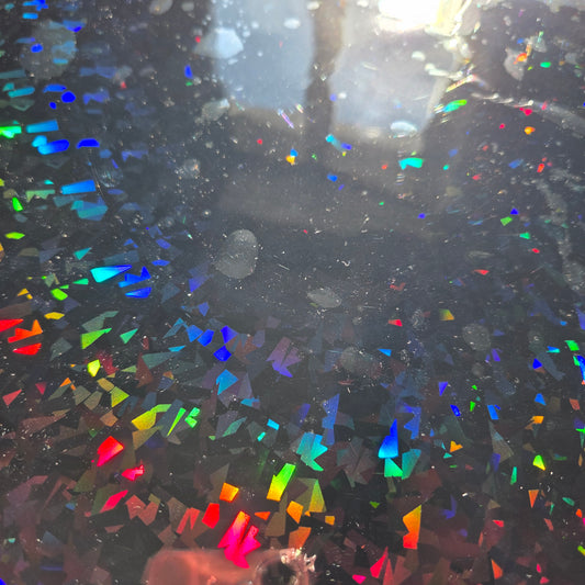 Holographique Brillant Noir