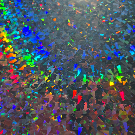 Holographique Brillant Argent