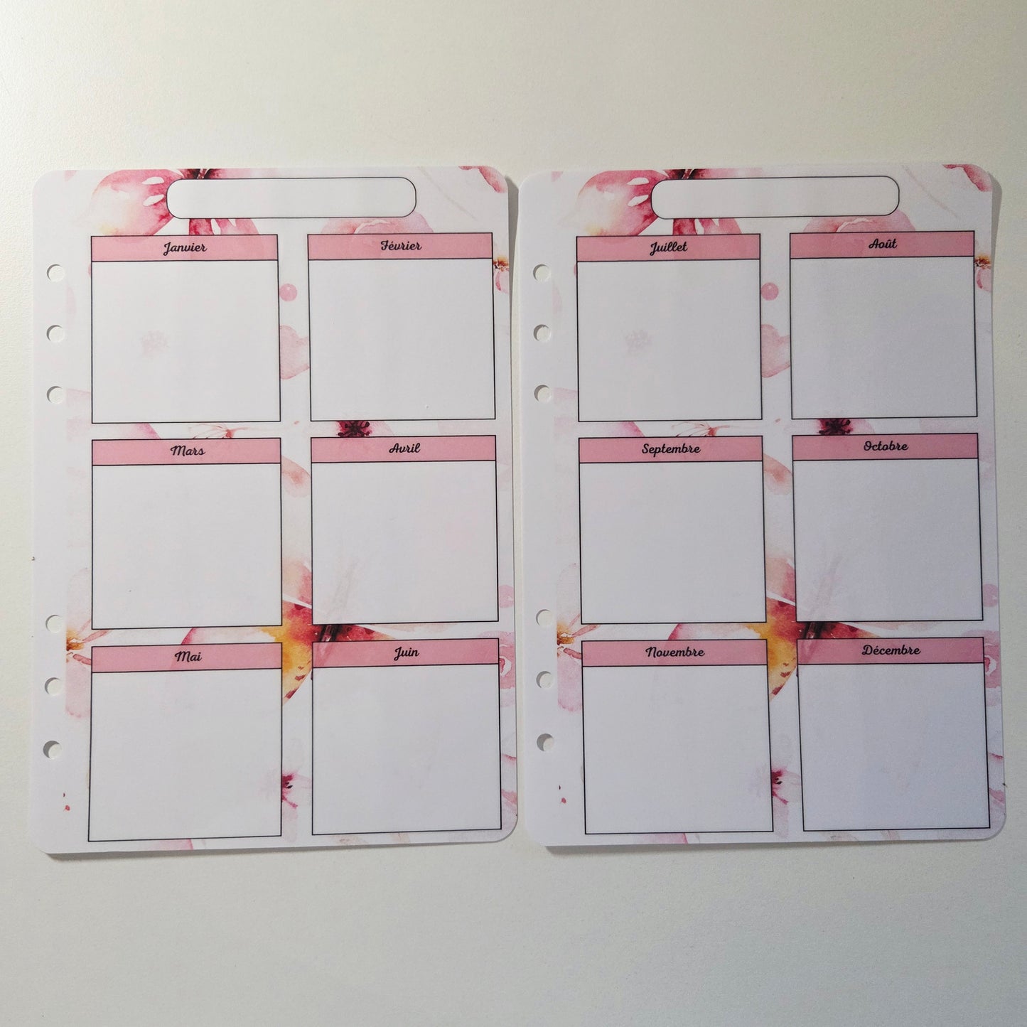 Calendrier Annuel A5