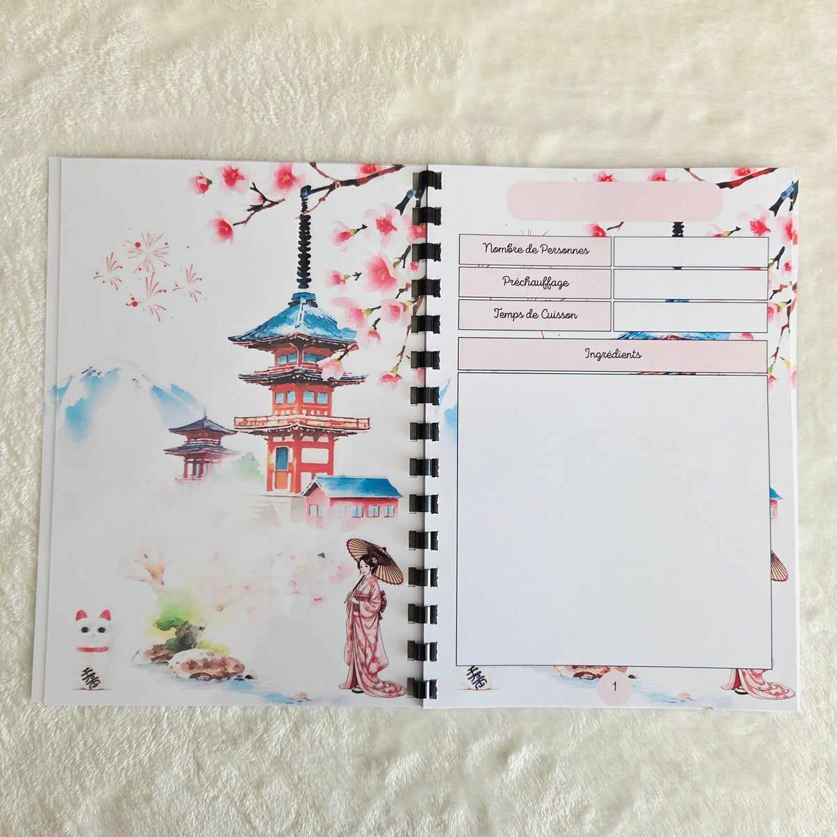 Mes Recettes A5 Japon