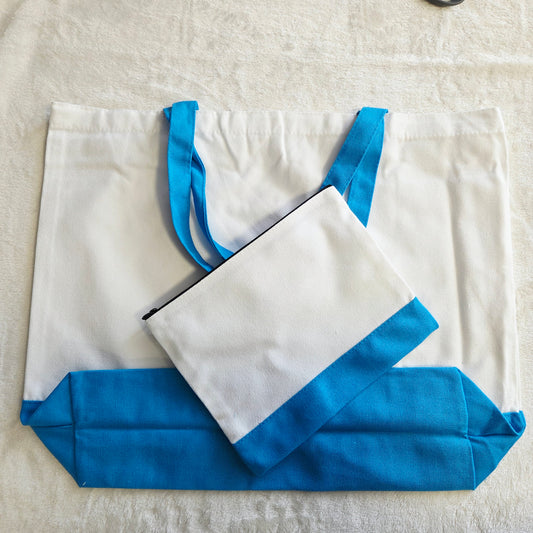 Sac Cabas ou Pochette Bleu Foncé
