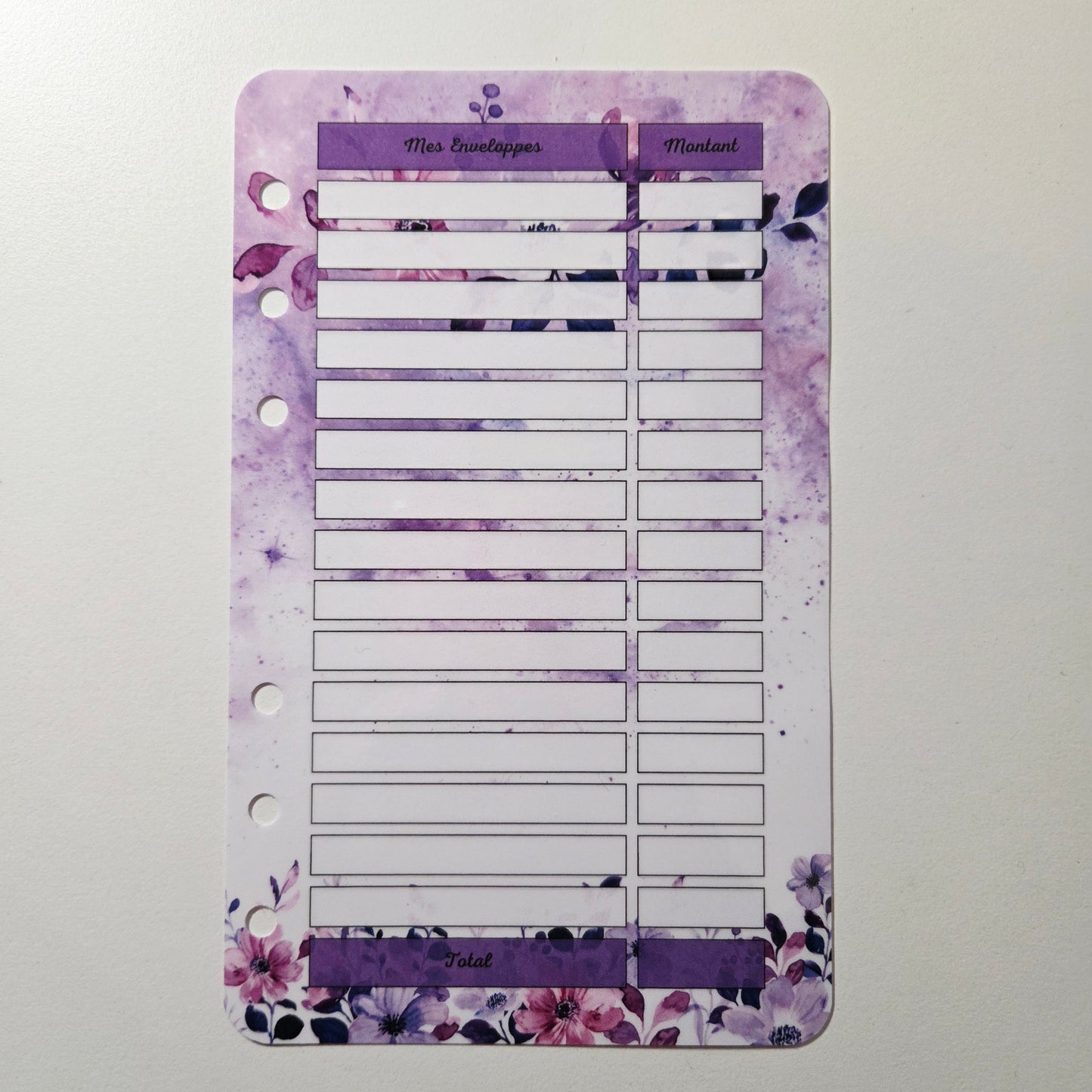 Fiches A5 Mes Enveloppes