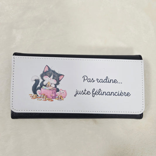 Portefeuille Noir Chat