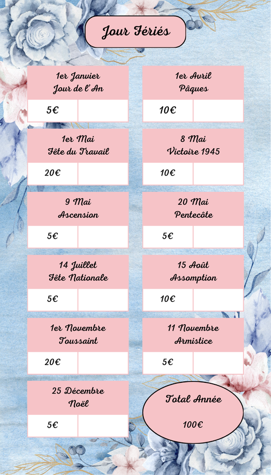 Défi Jours Fériés